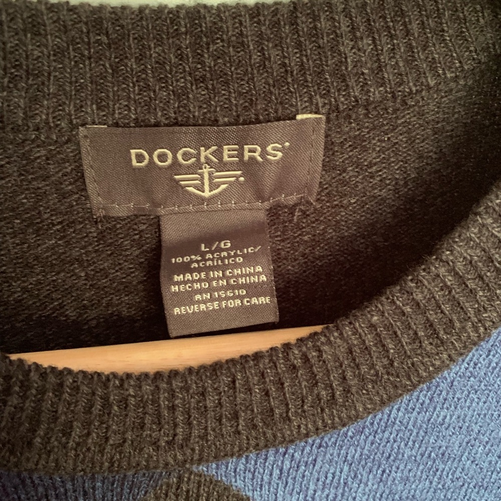 Men’s Dockers Argyle Sweater - Picture 6 of 6